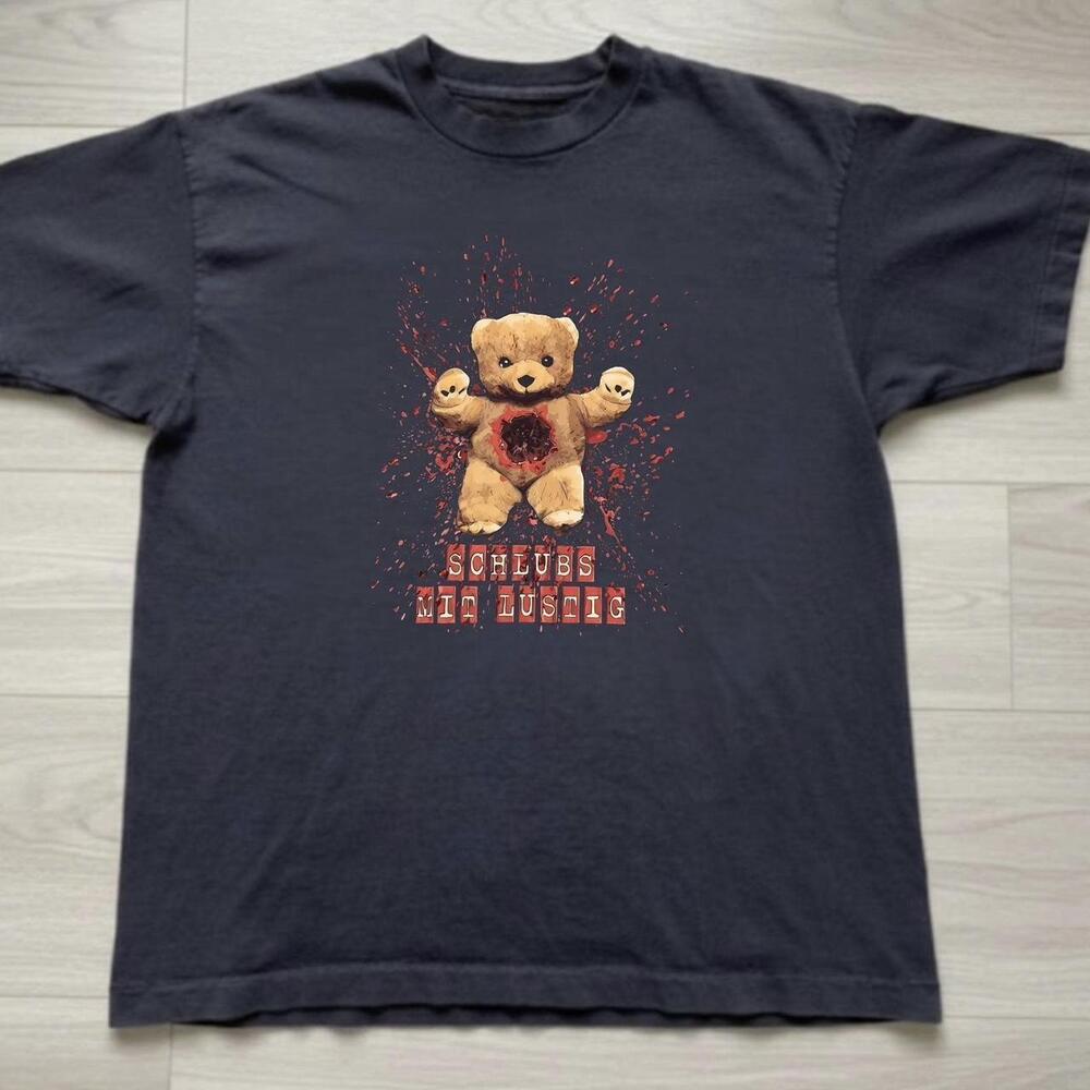 Black Teddy Bear Graphic Tee